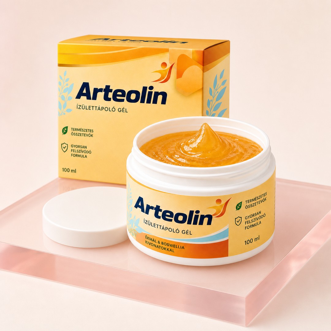 Arteolin melegítő gél 100 ml — elölnézet